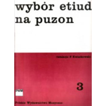 Wybór etiud na puzon 3, F. Kwiatkowski, PWM
